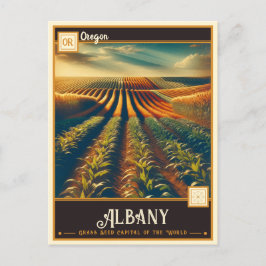 Albany, Oregon | VINTAG Postkarte
