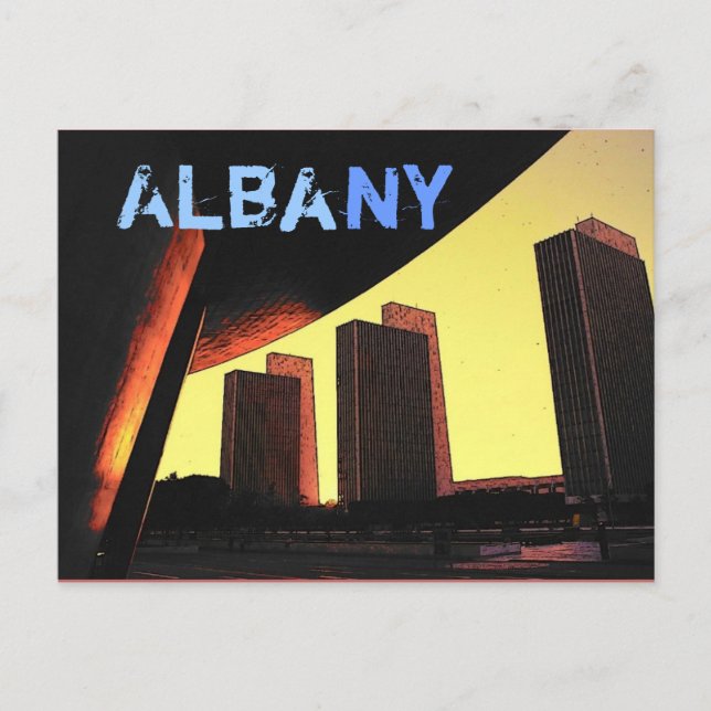 Albany Postcard Postkarte (Vorderseite)