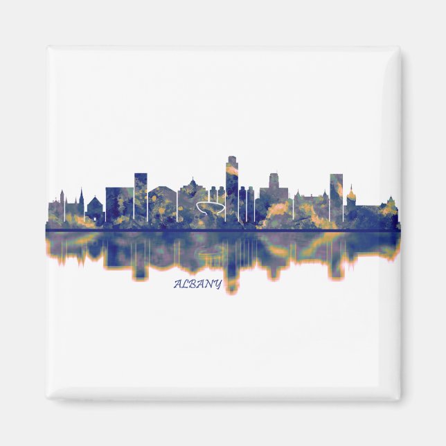 Albany Skyline Magnet (Vorne)