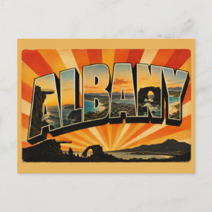 Albany WA Australien Südpazifikküste Kunst Postkarte