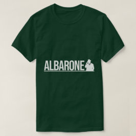 Albarone Gangster Silhouette Graphic - White T-Shirt
