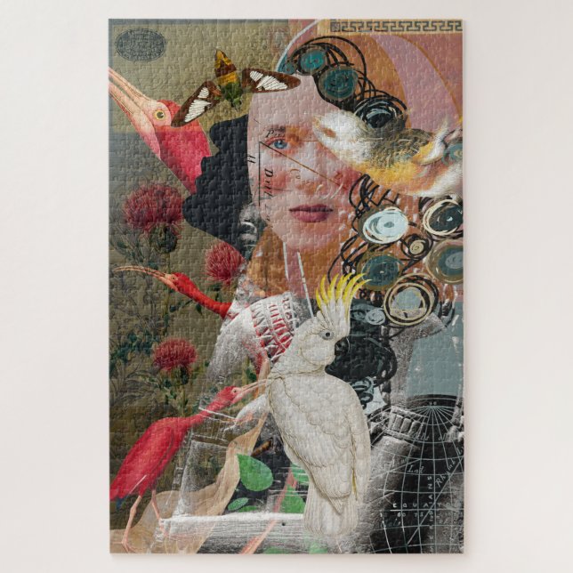 Alba's Bird Study Artistic Puzzle (Vertikal)