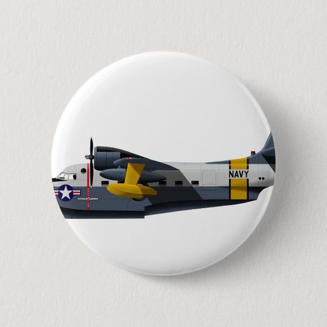 Albatros 1906 Grummans HU-16B Button (Vorderseite)