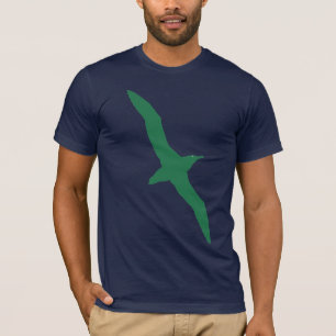 Albatros-Vogel-T - Shirt-Grün T-Shirt