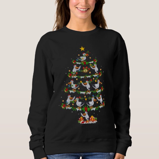 Albatross Bird  Xmas Lights Albatross Christmas Tr Sweatshirt (Vorderseite)