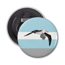 Albatross mit menschlichem Schädel Flaschenöffner