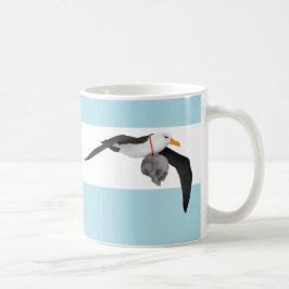 Albatross mit menschlichem Schädel Kaffeetasse