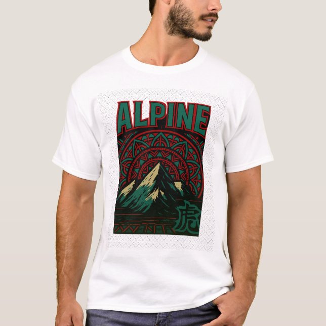 Albergo Colmanicchio | Fett-Nature-Print T-Shirt (Vorderseite)