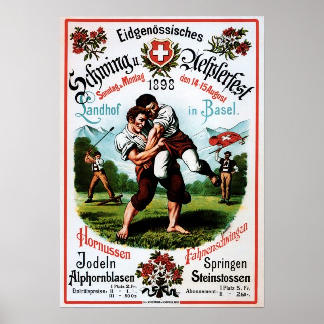 Albergo Colmanicchio - Schweiz Wrestling Poster (Vorne)