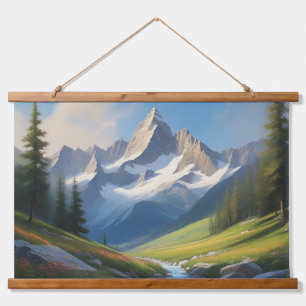Albergo Colmanicchio Wandteppich Mit Holzrahmen