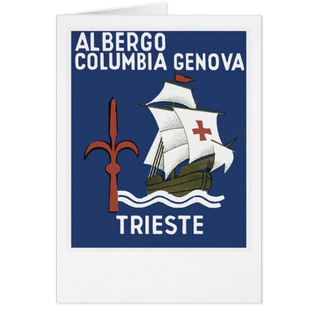 Albergo Columbia Genoa ~ Trieste (Vorne)