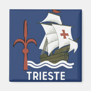 Albergo Columbia Genoa ~ Trieste Magnet