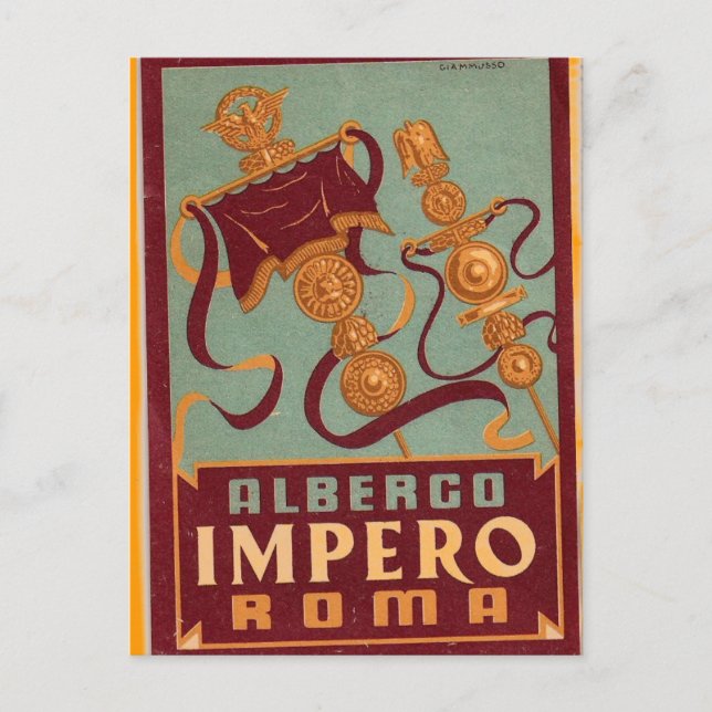 Albergo Imperio Postkarte (Vorderseite)