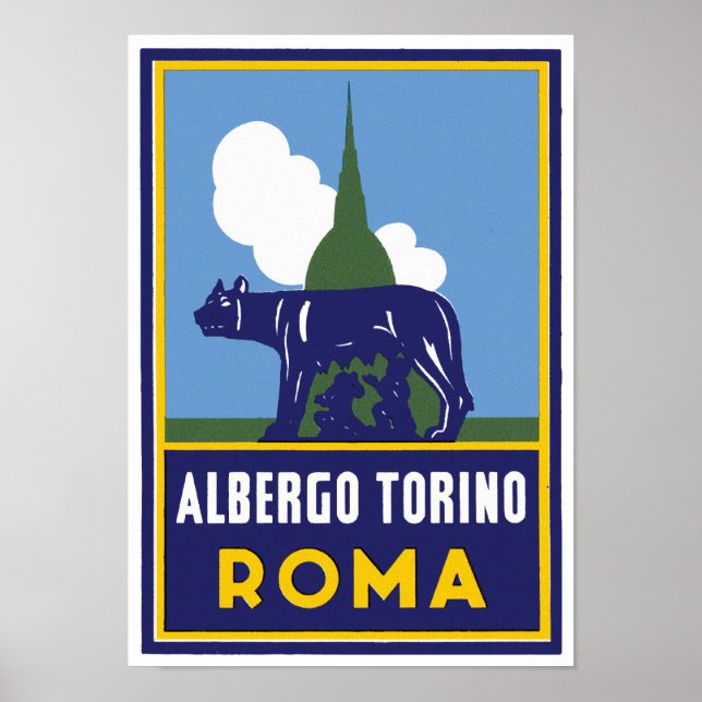Albergo Torino Roma Poster (Vorne)