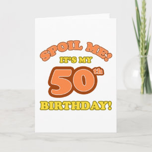 Albern 50. Geburtstag Gegenwart Karte