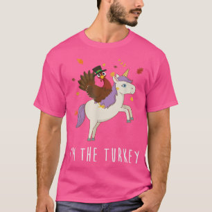 Albern bin ich die Türkei Riding Unicorn Matching T-Shirt