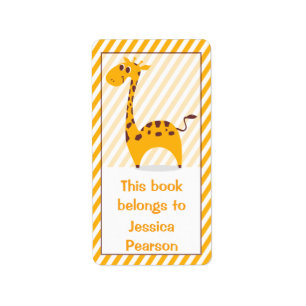 Albern Dieses Buch gehört zum Buchzeichen Giraffe Adressaufkleber