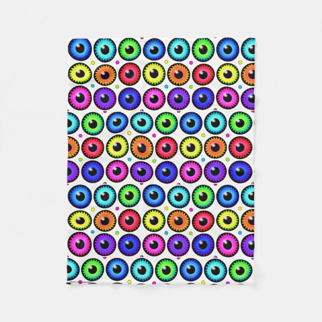 Albern Eyes Fleece Blanket (Vorderseite)