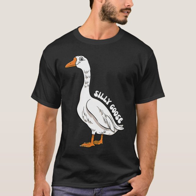 Albern Gänse 1 T-Shirt (Vorderseite)