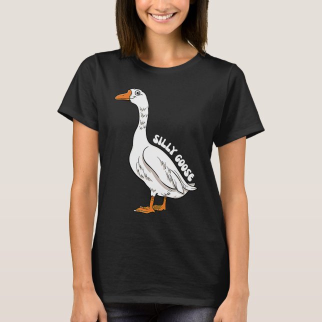 Albern Gänse 1 T-Shirt (Vorderseite)