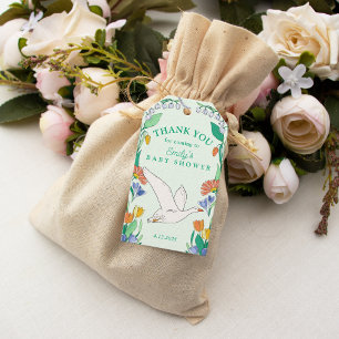 Albern Gänse Baby Dusche Vielen Dank für Ihr Inter Geschenkanhänger