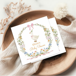 Albern Gänse Blumenspülung Napkins Serviette