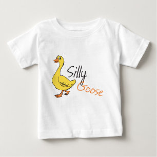 Albern Gänse Gänse-Cartoon Baby T-shirt