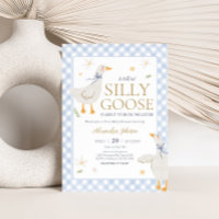 Albern Gänse Gingham Baby Dusche