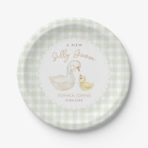 Albern Gänse Gingham Duck Babydusche