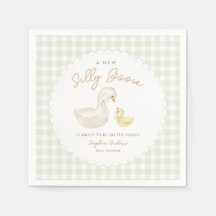 Albern Gänse Gingham Duck Babydusche