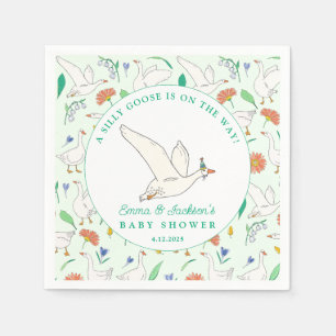 Albern Gänse Party Kinderdusche Serviette