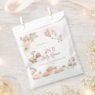 Albern Gänseblütengarten Pilz 1. Geburtstag Geschenktütchen