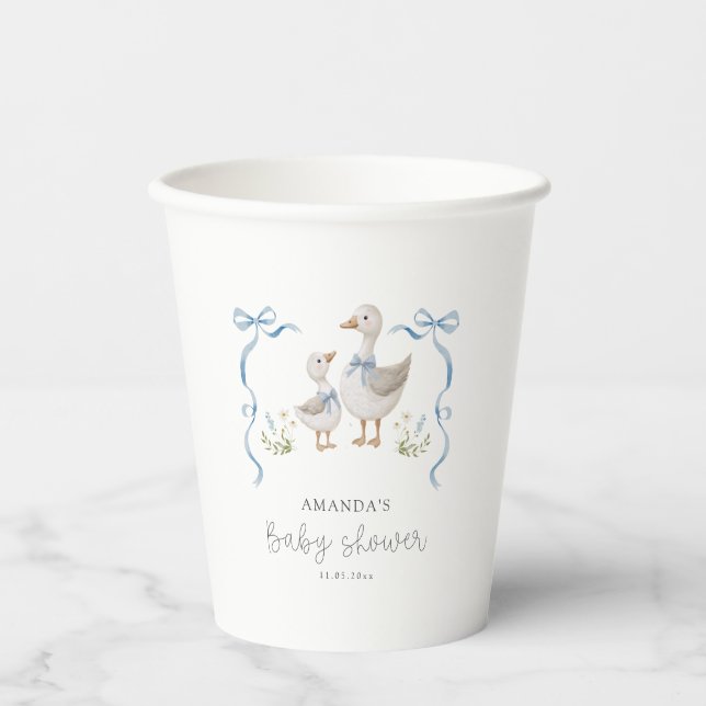 Albern Gänsedusche Pappbecher (Vorderseite)