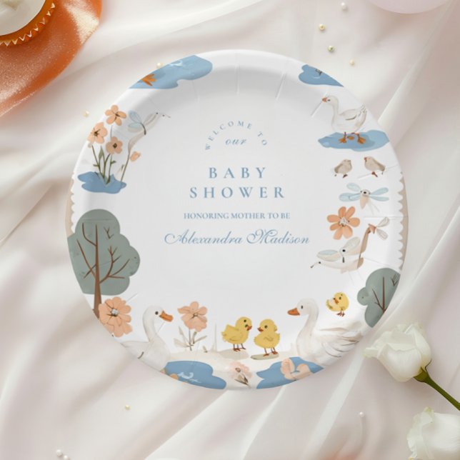 Albern Gänsedusche Pappteller (Von Creator hochgeladen)