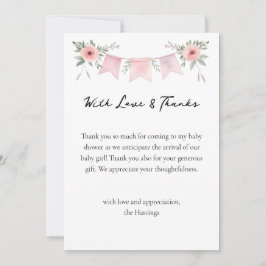 Albern Gänsehaut Girl Babydusche Danke