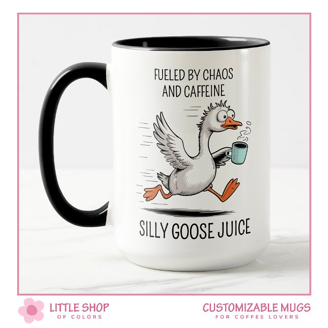 Albern Gänssaft Funny Personalisiert Tasse (Von Creator hochgeladen)