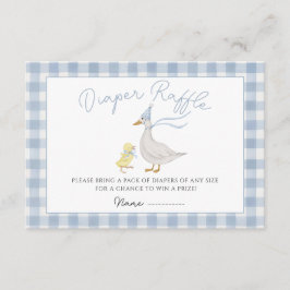 Albern Gingham Duck Baby Shooting Card Begleitkarte