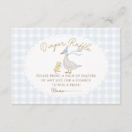 Albern Gingham Duck Baby Shooting Card Begleitkarte