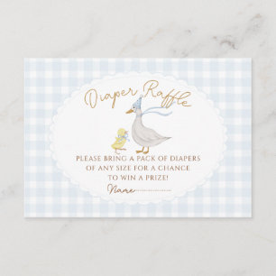 Albern Gingham Duck Baby Shooting Card Begleitkarte