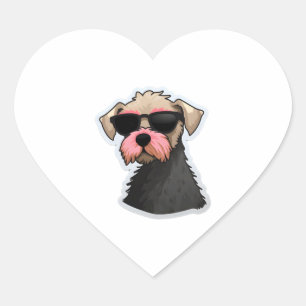 Albern Glasses Lakeland Terrier Classic T - Shirt Herz-Aufkleber