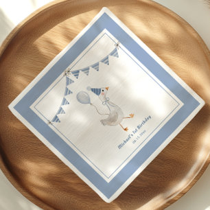 Albern Goose Blue Boy Geburtstagsparty Serviette