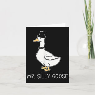 Albern Goose Couple Matching Funny Men Karte