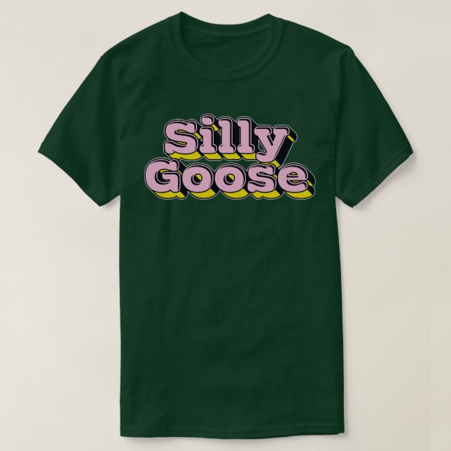 Albern Goose Retro Meme Lover Design T-Shirt (Design vorne)