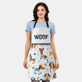 Albern Hunde Schürze