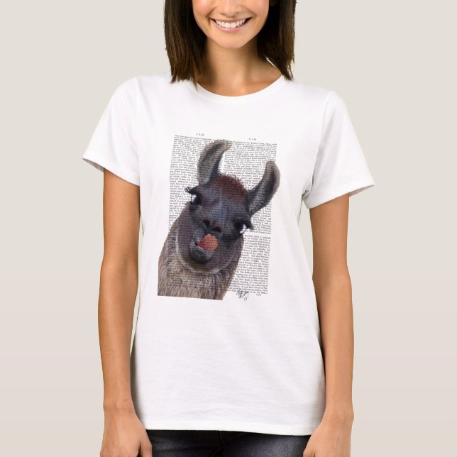 Albern Llama T-Shirt (Vorderseite)