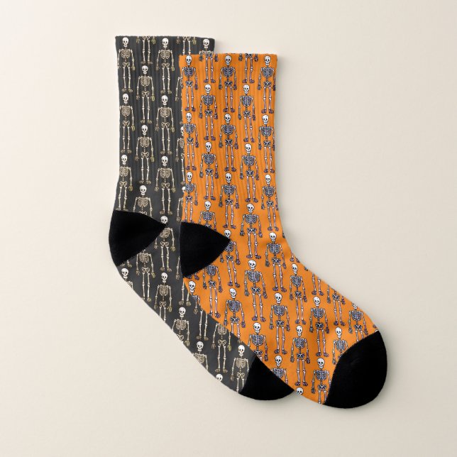 Albern Skeletton Halloween Socken (Paar)