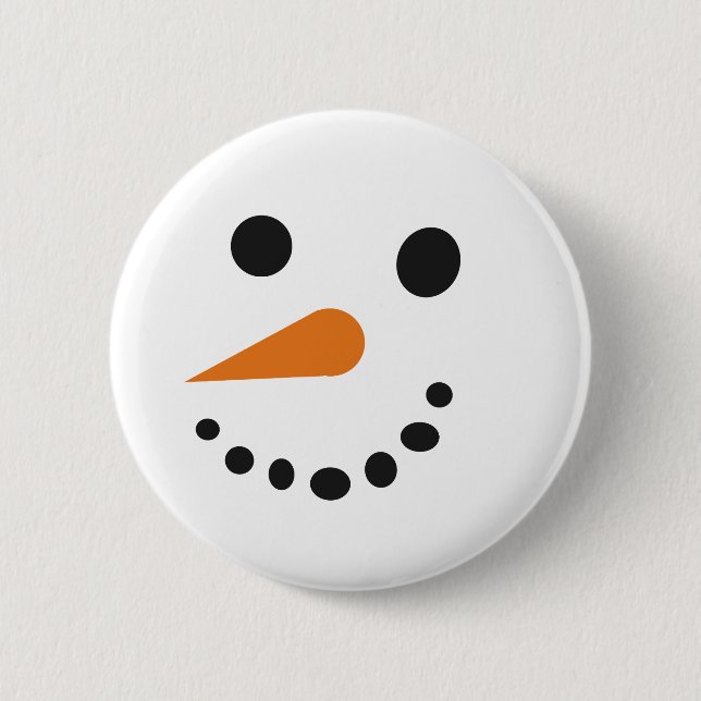 Albern Snowman Holiday Button (Vorderseite)