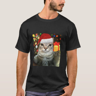 Albern Staring Cat Meme T-Shirt