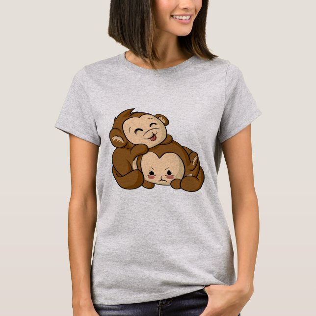 Alberne Affen! T-Shirt (Vorderseite)