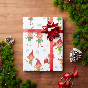 Alberne AI-Elfen Geschenkpapier